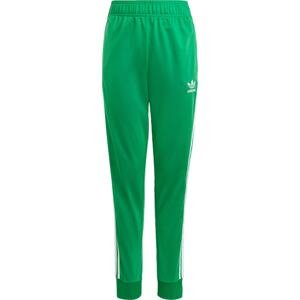 ADIDAS ORIGINALS Sportovní kalhoty zelená / bílá