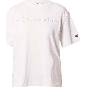 Champion Authentic Athletic Apparel Tričko 'Rochester' tmavě modrá / tmavě červená / bílá