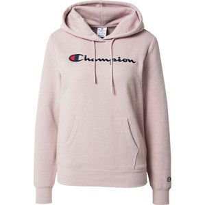 Champion Authentic Athletic Apparel Mikina pastelově růžová / černá