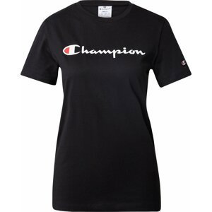 Champion Authentic Athletic Apparel Tričko oranžově červená / černá / bílá