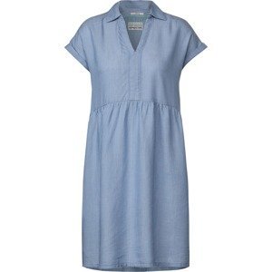 CECIL Košilové šaty modrá / bílá