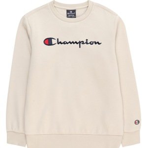 Champion Authentic Athletic Apparel Mikina námořnická modř / světle šedá / červená