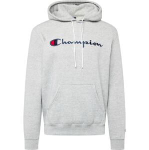 Champion Authentic Athletic Apparel Mikina námořnická modř / šedý melír / červená