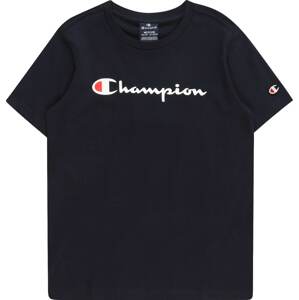 Champion Authentic Athletic Apparel Tričko červená / černá / bílá