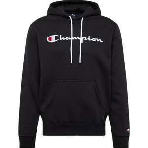 Champion Authentic Athletic Apparel Mikina červená / černá / bílá