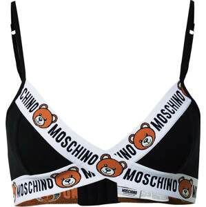 Moschino Underwear Podprsenka 'Reggiseno' hnědá / černá / bílá