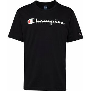 Champion Authentic Athletic Apparel Tričko červená / černá / bílá