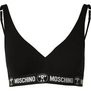 Moschino Underwear Podprsenka 'Reggiseno' černá / bílá