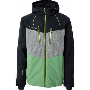 KILLTEC Sportovní bunda svítivě žlutá / šedý melír / světle zelená / černá