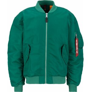 ALPHA INDUSTRIES Přechodná bunda zelená / červená