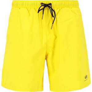 ALPHA INDUSTRIES Plavecké šortky žlutá