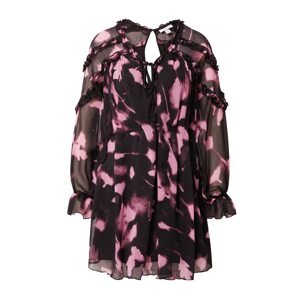 TOPSHOP Šaty orchidej / černá