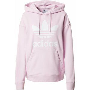 ADIDAS ORIGINALS Mikina světle fialová / bílá