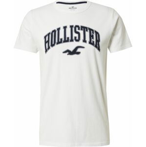 HOLLISTER Tričko námořnická modř / černá / bílá