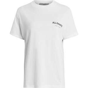 AllSaints Tričko 'BRYN GRACE' černá / bílá