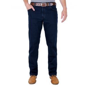 Pánské jeans WRANGLER W12175001 TEXAS STRETCH BLUE BLACK Velikost: 44/30