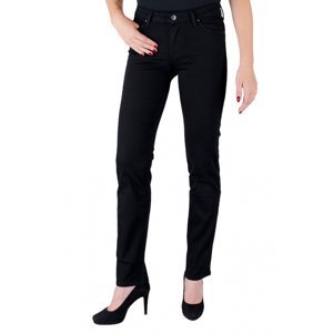Dámské jeans LEE L301FS47 MARION STRAIGHT BLACK Velikost: 36/31