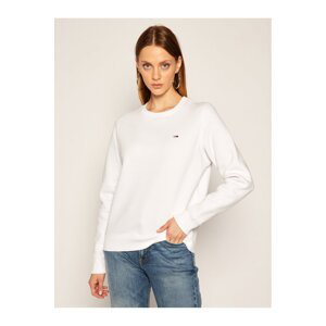Mikina Tommy Jeans WOMAN DW0DW09227 white Velikost: M