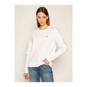 Mikina Tommy Jeans WOMAN DW0DW09227 white Velikost: XXS