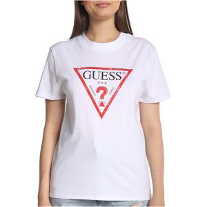 Tričko Guess Jeans WOMAN W2BI69 K8FQ1 white Velikost: XS