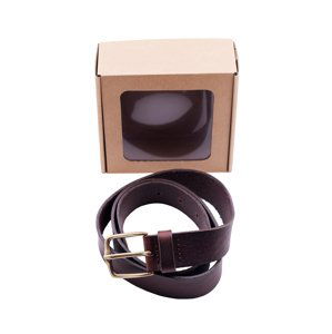 Opasek WRANGLER W0F1U1X85 STRUCTURED BELT BROWN Velikost: 105 cm