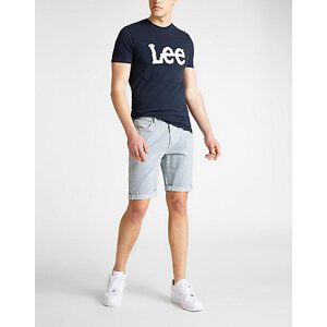 Pánské tričko LEE L65QAIEE WOBBLY LOGO TEE NAVY DROP Velikost: L