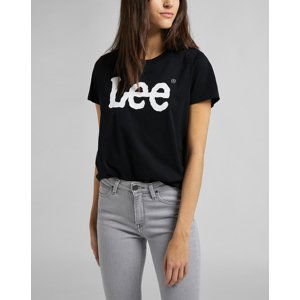 Dámské tričko LEE L42UER01 LOGO TEE BLACK Velikost: M