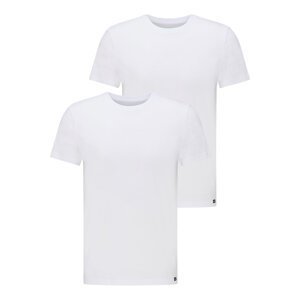 Pánské tričko LEE L680CM12 TWIN PACK CREW WHITE Velikost: XXXXL