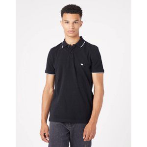 Pánské tričko WRANGLER W7BHK4100 POLO SHIRT BLACK Velikost: L