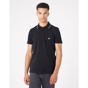 Pánské tričko WRANGLER W7BHK4100 POLO SHIRT BLACK Velikost: XXL