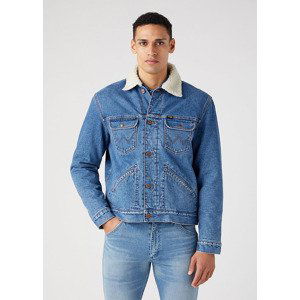 Pánská zateplená džínová bunda Wrangler W4MS73405 124MJ SHERPA WRANCH Velikost: M