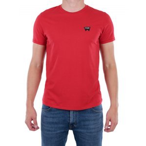 Pánské tričko WRANGLER W7C07D3UU REGULAR FIT SCARLET RED Velikost: XXXXL