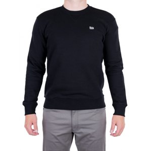 Pánská mikina LEE L81ITJ01 PLAIN CREW SWEATSHIRT – BLACK Velikost: S