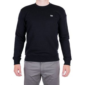 Pánská mikina LEE L81ITJ01 PLAIN CREW SWEATSHIRT – BLACK Velikost: XL