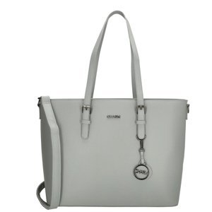 Dámská elegantní laptop taška Charm London Birmingham shopper 15,6 inch (38 cm) - světlá šedá
