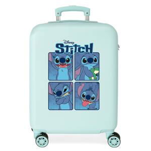 Disney Dětský kufr ABS na kolečkách Lilo & Stitch Moods 55 cm - 34L