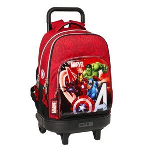 SAFTA Školní batoh na kolečkách Marvel Avengers 32L