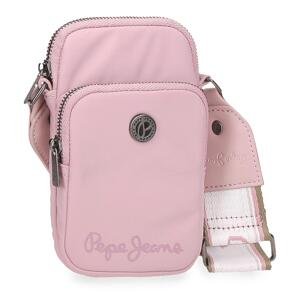 Pepe Jeans Corin dámská taška na mobil - růžová