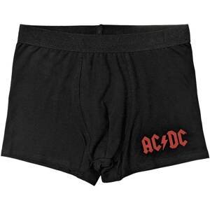RockOff Bavlněné boxerky AC/DC - černé s logem Velikost: M