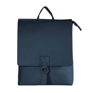 T.B.P. Kožený dámský batoh 33 x 33 cm - navy - 8L