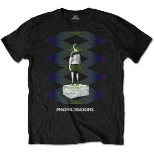 RockOff Imagine Dragons unisex tričko : Zig Zag - černá Velikost: XL