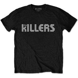 RockOff The Killers unisex tričko : DOTS LOGO - černá Velikost: L