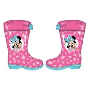 Disney Minnie Mouse dětské gumáky - růžové Velikost: 30