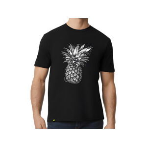 Vivo Verde Pánské bavlněné tričko - Ananas - černé Velikost: L