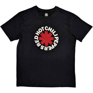 RockOff Red Hot Chili Peppers unisex tričko : CLASSIC ASTERISK - černá Velikost: L