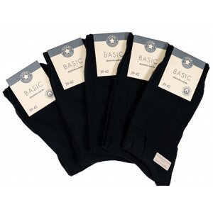 Star Socks Bavlněné ponožky SET 5 - Dámské černé Velikost: 35-38