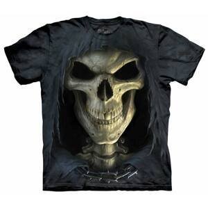 Pánské batikované triko The Mountain - Tvář smrti - černé Velikost: M