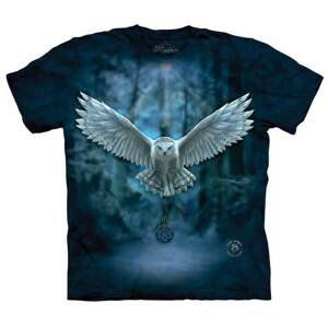 Pánské batikované triko The Mountain - Očekávejte Magii - modré Velikost: 5XL