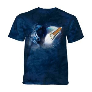 The Mountain Dětské batikované tričko - ARTEMIS ASTRONAUT - vesmír - modrá Velikost: L