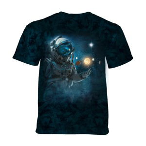 The Mountain Dětské batikované tričko - ASTRONAUT EXPLORER - vesmír - modrá Velikost: XL